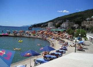 Opatija strandjai és sportolási lehetőségei