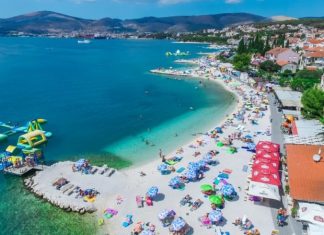 Strandok és sportolási lehetőségek a Čiovo-szigeten